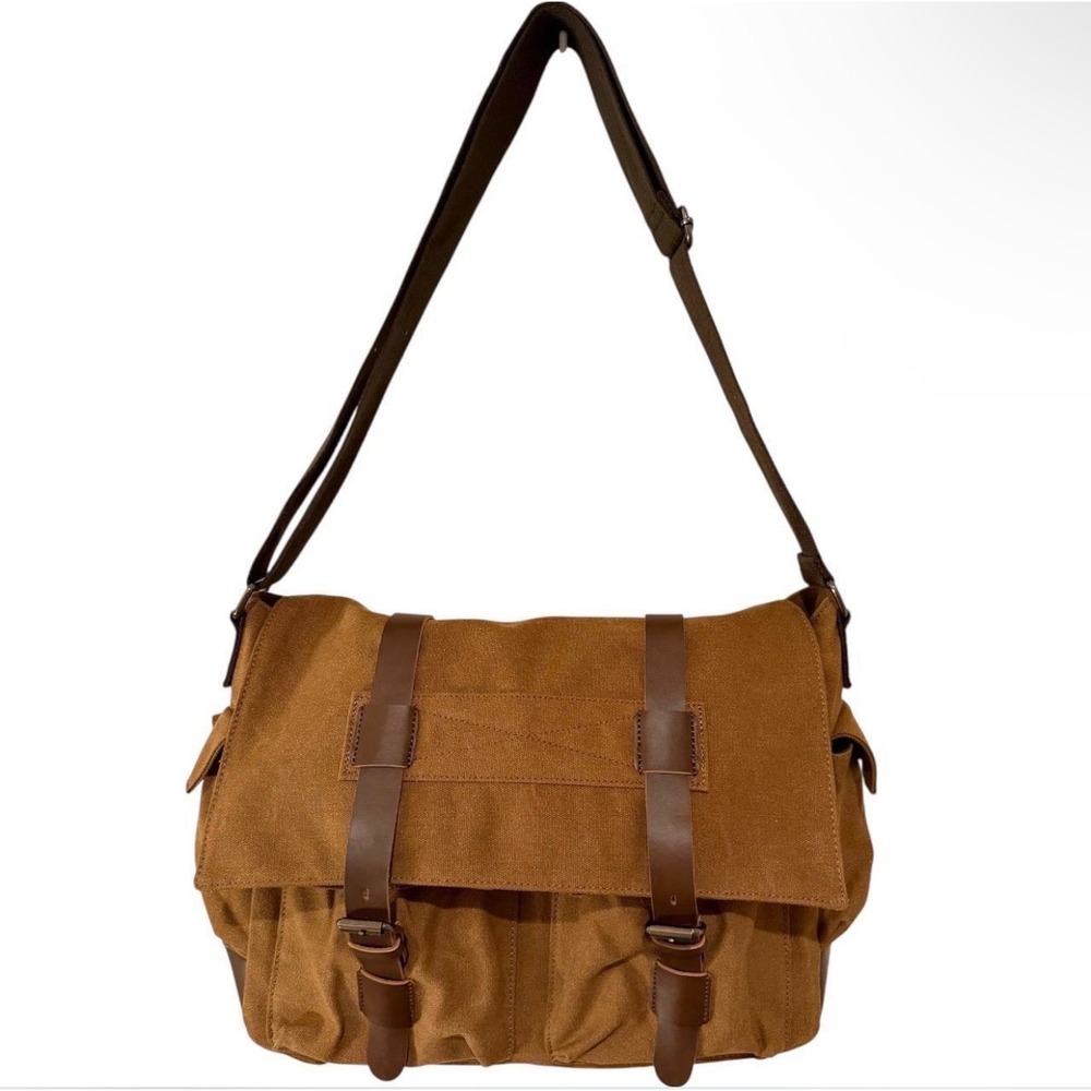 Vintage Style Large Capacity  Laptop Crossbody / Shoulder Messenger Bag - New